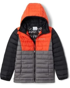Columbia Kids Powder Lite™ Hooded Jacket (Little Kids/Big Kids)