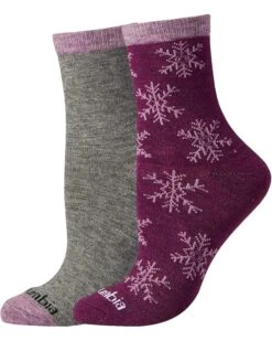Columbia Snowfall Light Weight Anklet 2-Pack