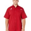 Columbia College Big & Tall Alabama Crimson Tide Collegiate Tamiami™ II Short Sleeve Shirt