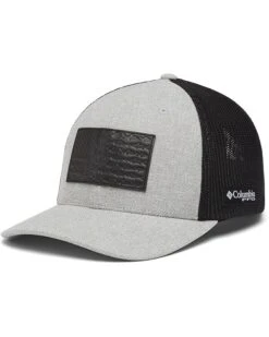 Columbia PFG Leather Fish Flag™ Mesh Ball Cap